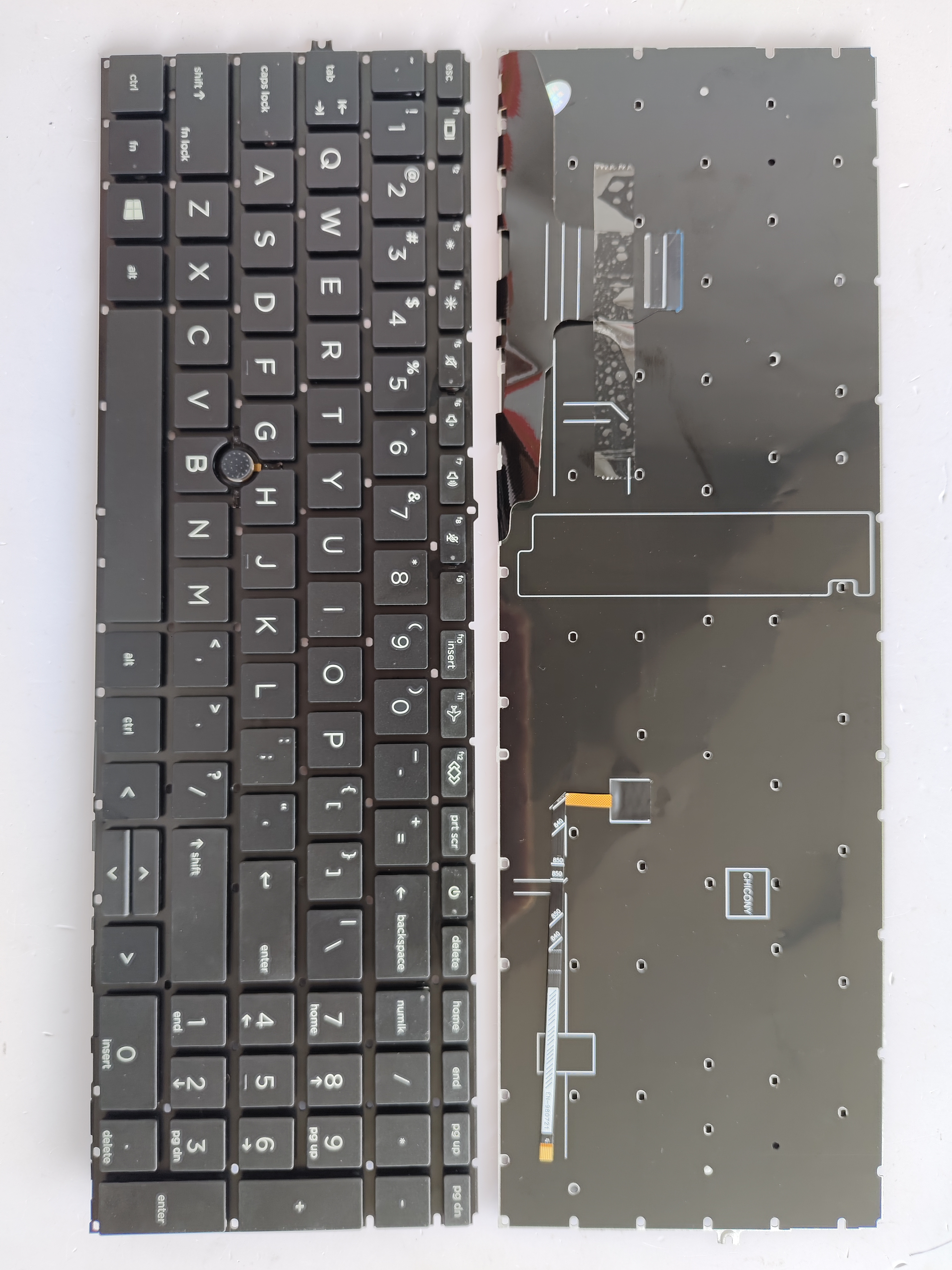 Picture of New Replacement Laptop Keyboard For HP 850G7/850G8/855G7/855G8/755G7/755G8 BLACK With Point (OEM) US Layout